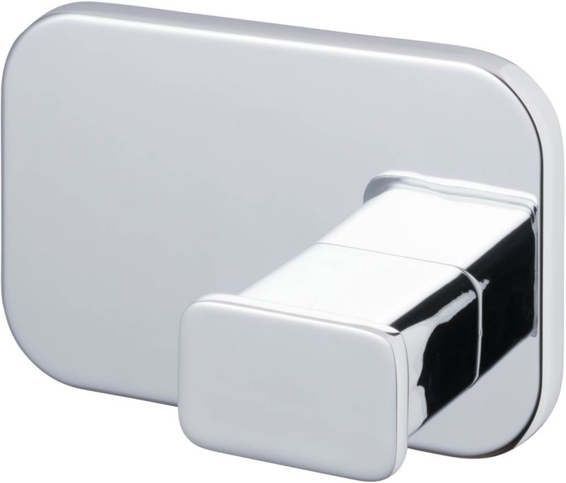 Bisk Tore enkelt håndklædekrog i krom