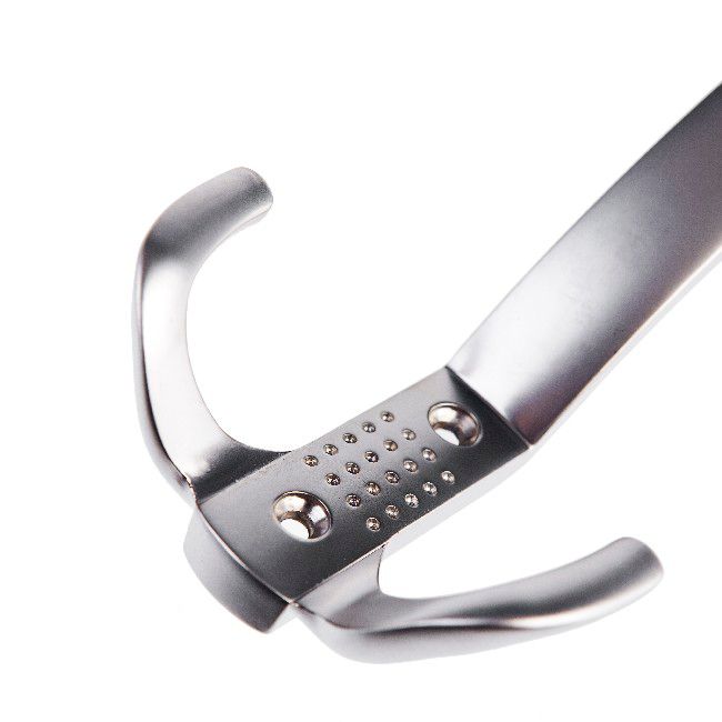 Stor vandkandeformet knagerække i satinfinish