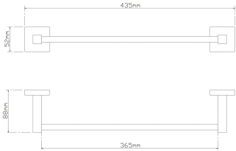 GoodHome Alessano håndklædeholder 40 cm