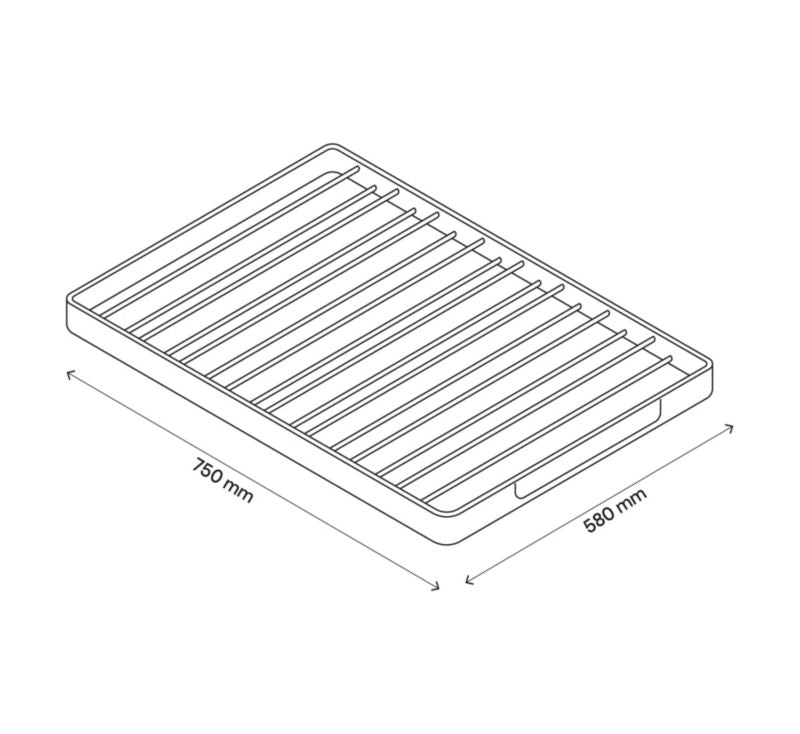 Buksebøjle til korpus 58 x 75 cm GoodHome Atomia