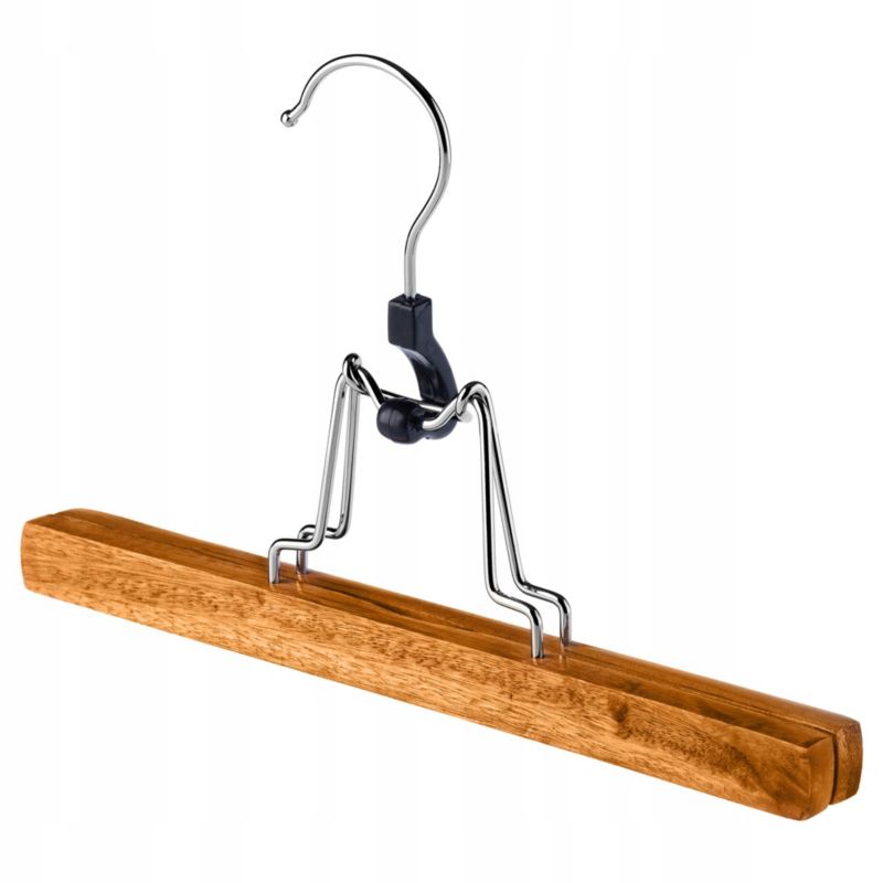 KADAX dobbelt træbøjle til bukser 12 stk.