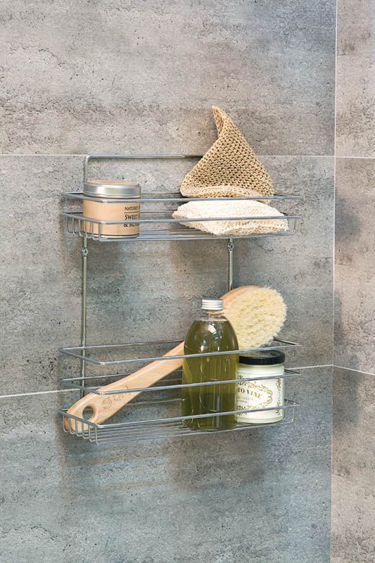 Rektangulært Moon væghængt hyldesystem med 2 hylder