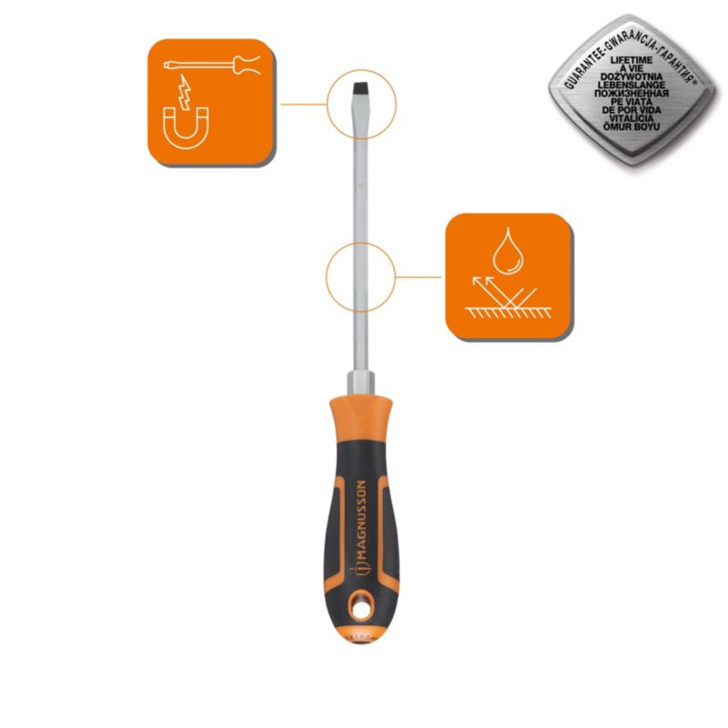 Fladskruetrækker Magnusson 150 x 6,5 mm