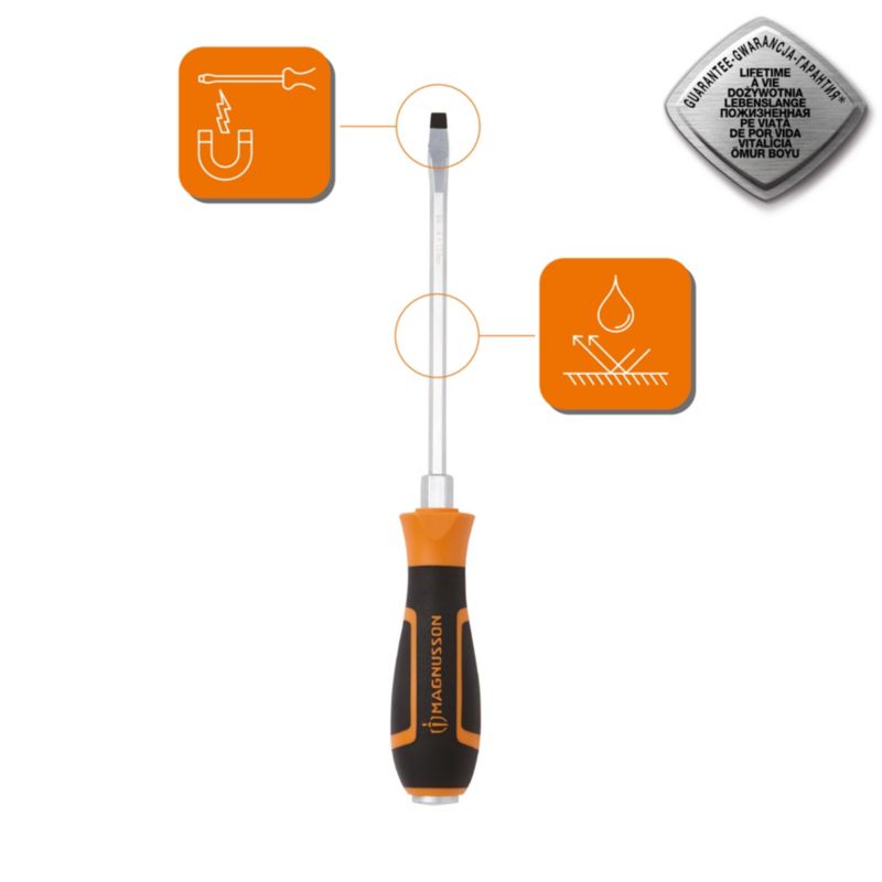 Magnusson fladskruetrækker til slag 6 x 150 mm