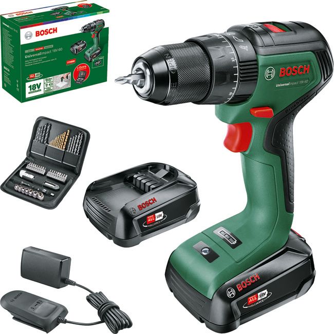 Bosch Universal Impact 18 V–60 akku-skruemaskine