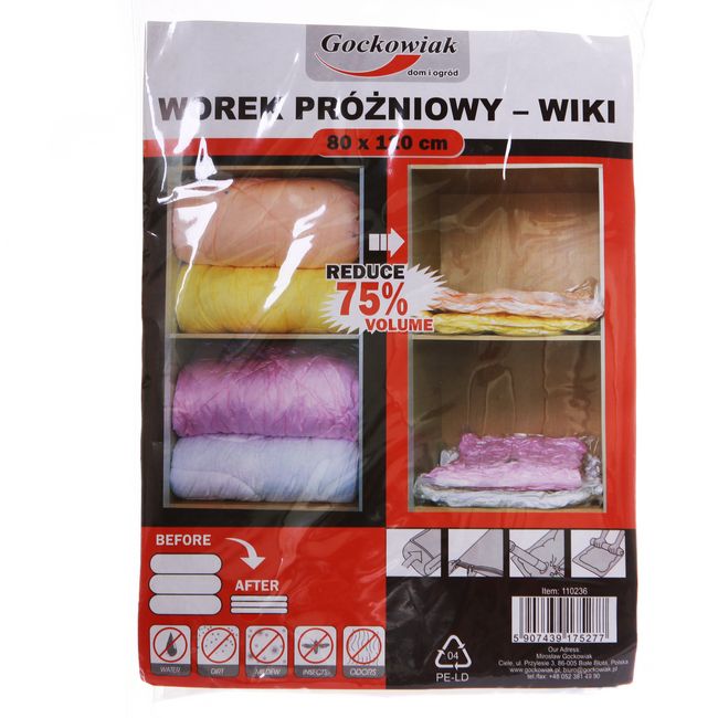 Vakuumpose 80 x 120 cm