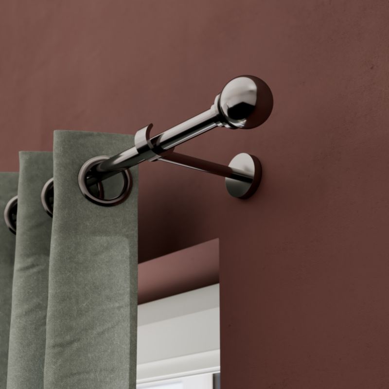 GoodHome Olympe enkelt vægbeslag 19 - 28 mm grå