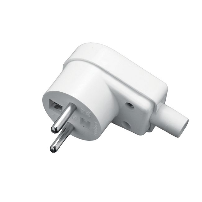 Elgotech stikprop med jordforbindelse 16 A hvid