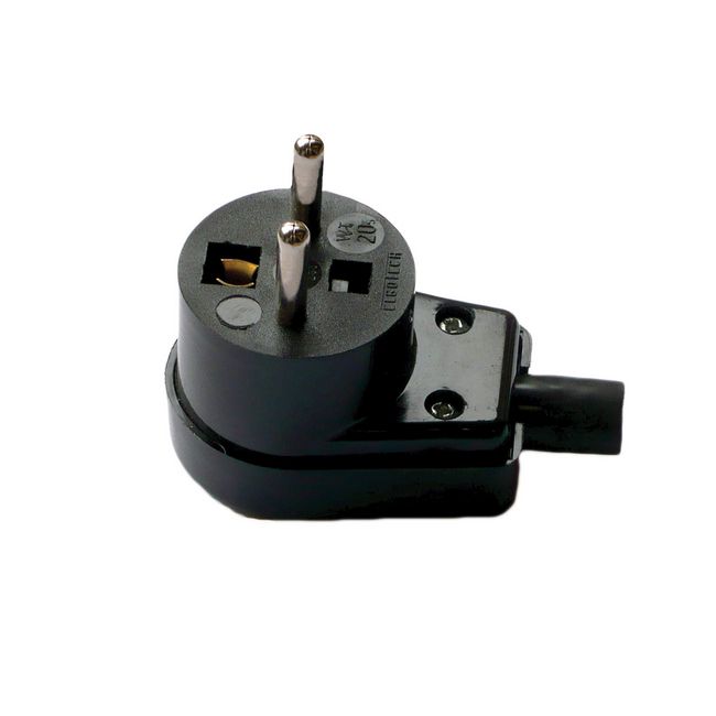 Elgotech stikprop med jordforbindelse 16 A i mat-sort