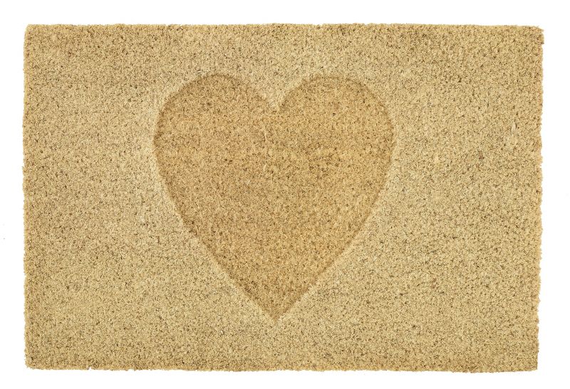 Dørmåtte Colours Hjerte 40 x 60 cm
