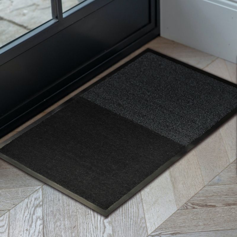 GoodHome Cres dørmåtte 60 x 90 cm grå