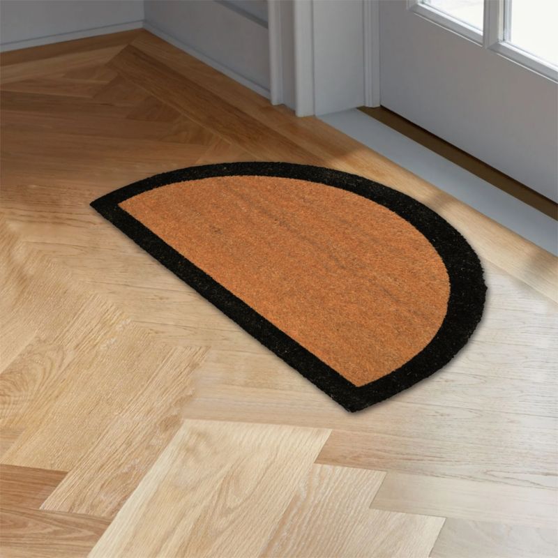 GoodHome Kebir dørmåtte i gummi/kokos 45 x 75 cm