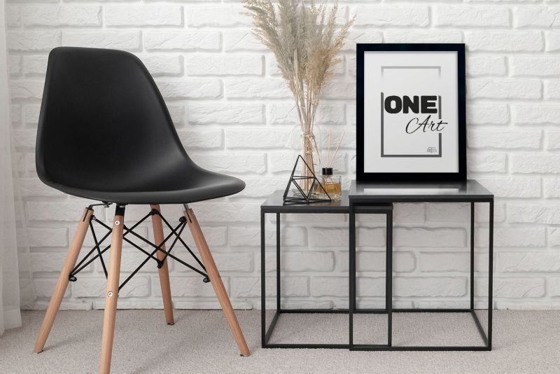 Unik MDF-ramme Hekla 28x35 til diplomer, sort, 1 stk.