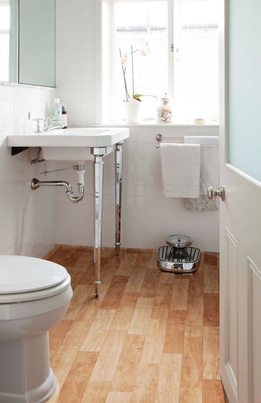 PVC-gulvbelægning plank 2 m naturlig