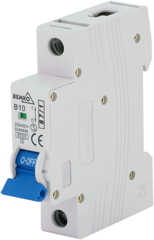 Bemko 1P B 16A overstrømsafbryder