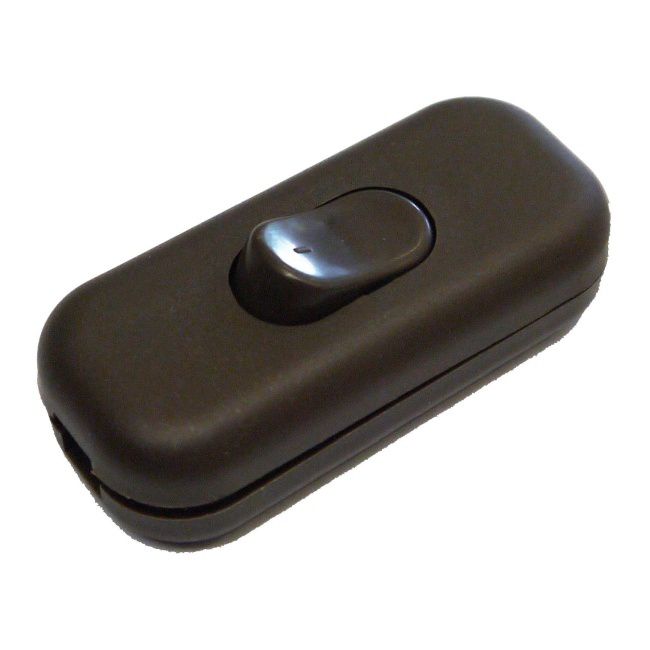 Polmark skrueforbindelses gennemgangskontakt i brun