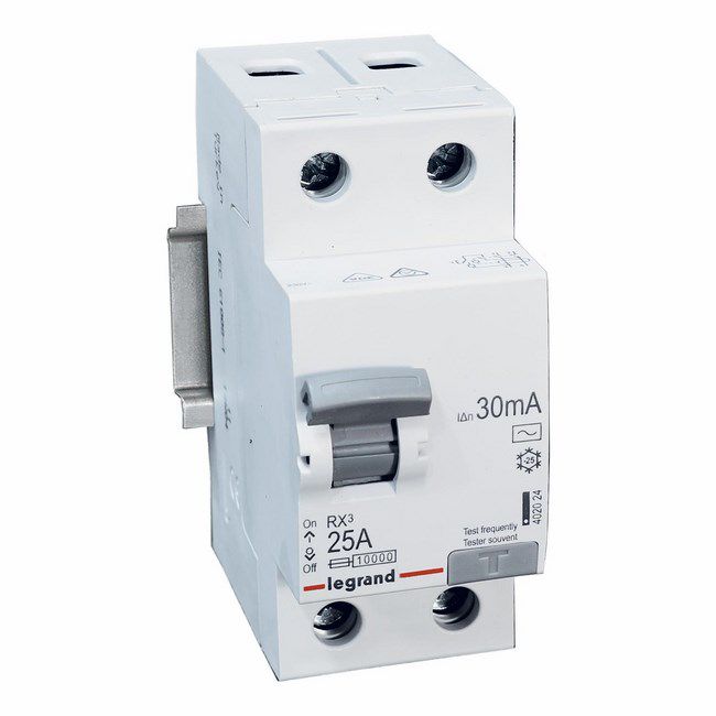Fejlstrømsafbryder Legrand RX3 2P 25 A 30 mA AC
