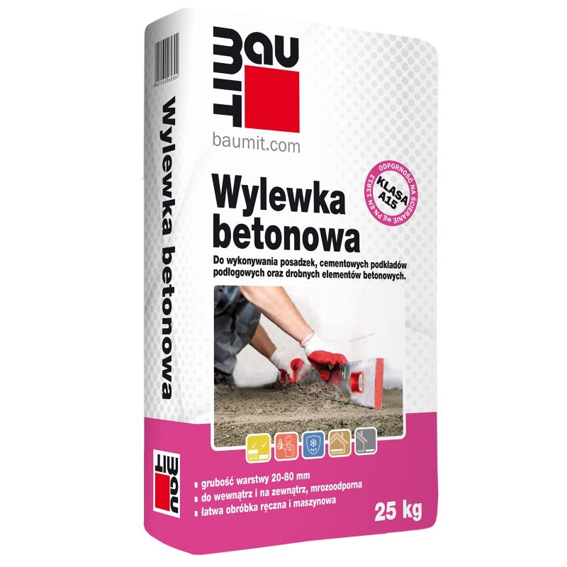 Baumit M-15 betonafretning 20-80 mm 25 kg