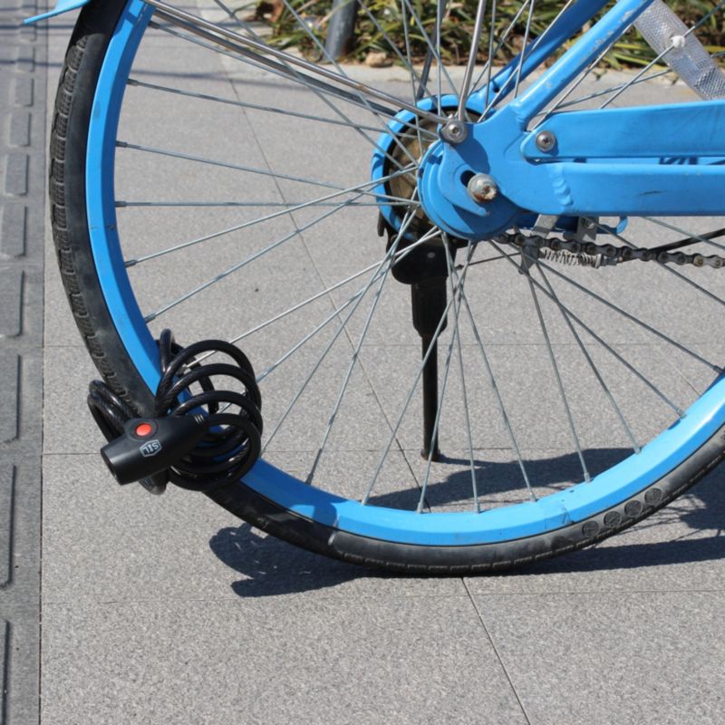 Smith & Locke cykellås med nøgle 8 x 1800 mm