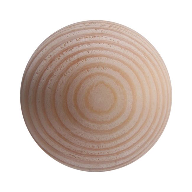 Endestykke til håndliste Kornik Ø 50 mm, lige, fyrretræ