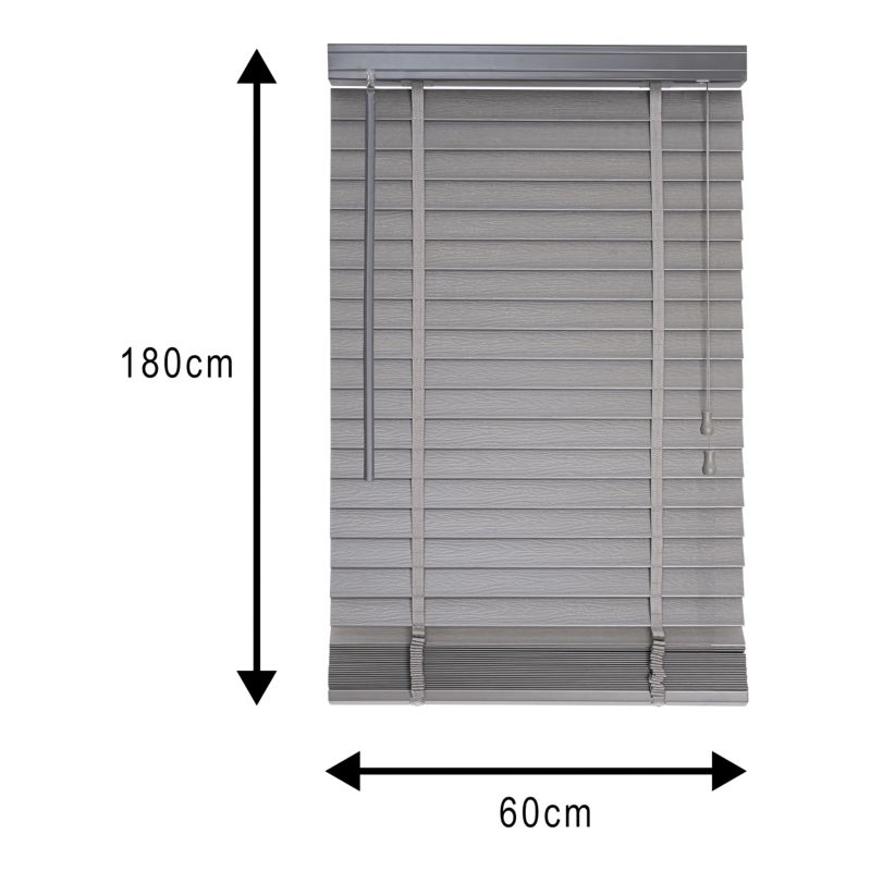 GoodHome Venitian Lone persienne 60 x 180 cm grå