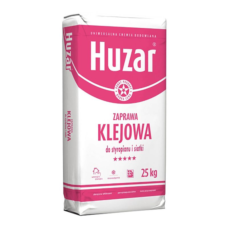 Huzar mørtel til polystyren og net 25 kg