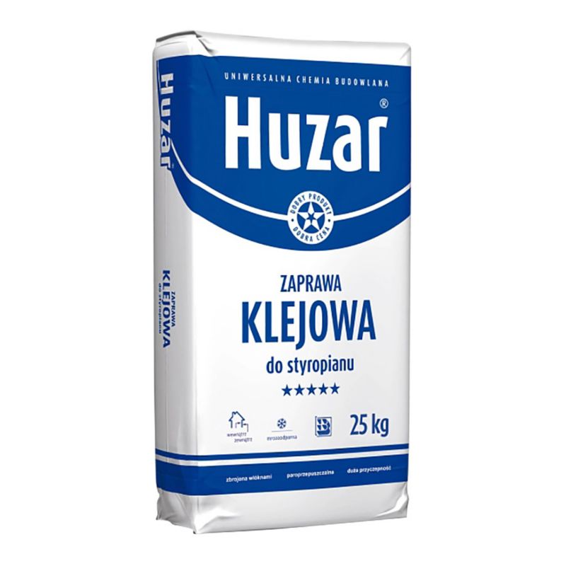 Huzar klæbemørtel til polystyren 25 kg