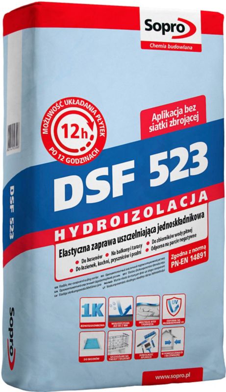 Sopro DSF523 tætningsmørtel til terrasser 20 kg