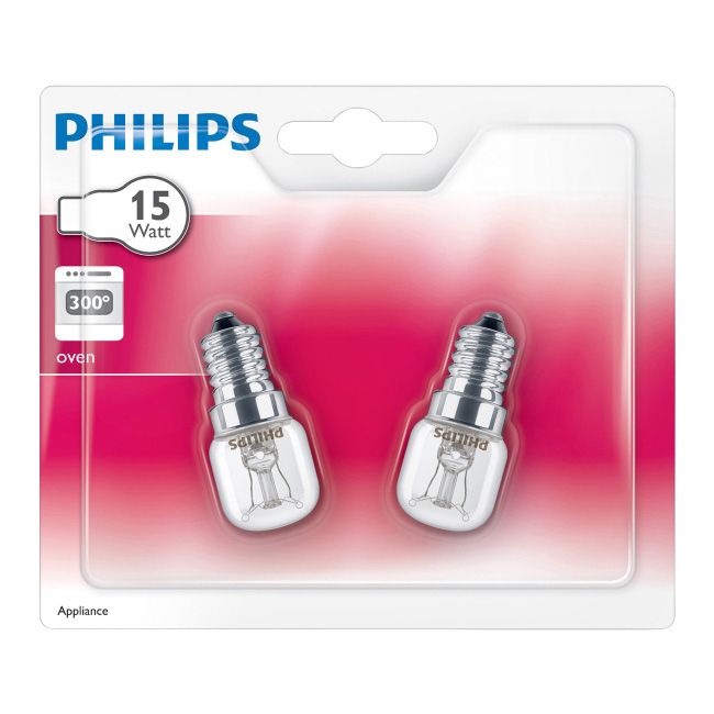 Philips T22 halogenovn til ovn 15 W E14 2 stk.