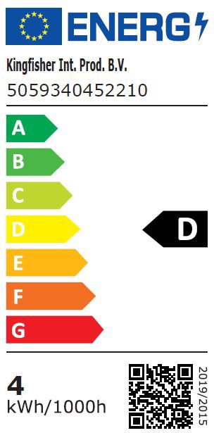 LED-pære Diall C35 E27 6 W 470 lm mælkehvid neutral farvetone