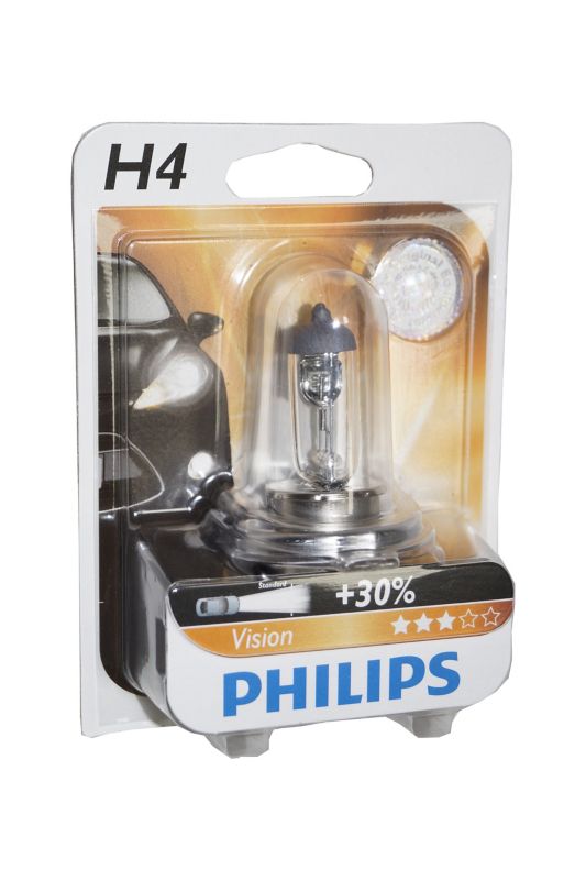 Philips Vision H4 pære 12 V 60/55 W 1 stk.