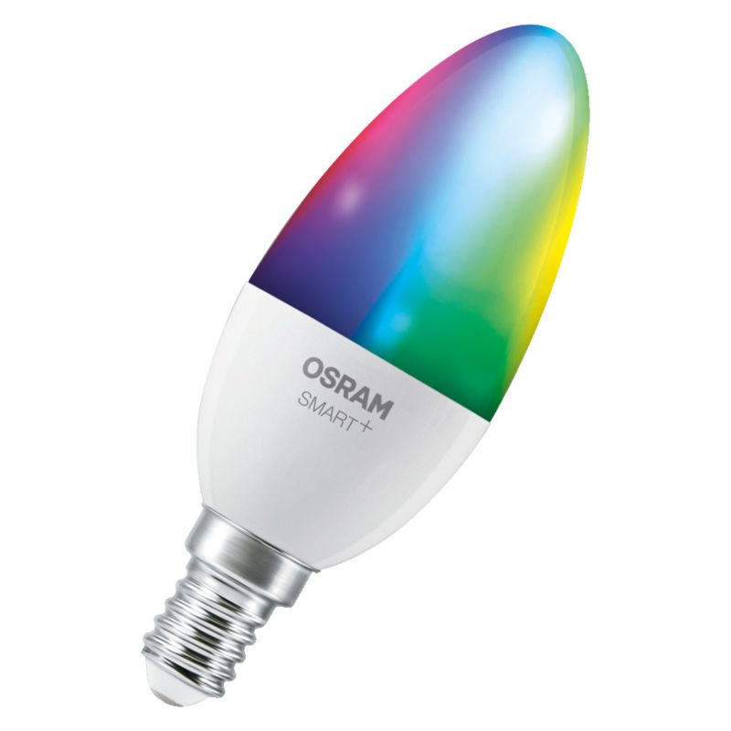 Smart LED-pære B40 E14 470 lm RGBW