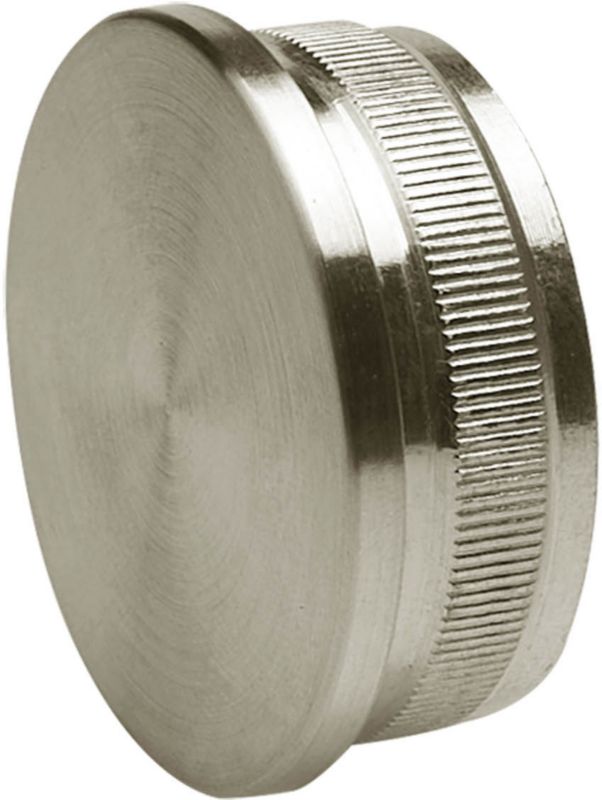 Flad endekappe Shop Line Q42,4 4 mm i rustfrit stål