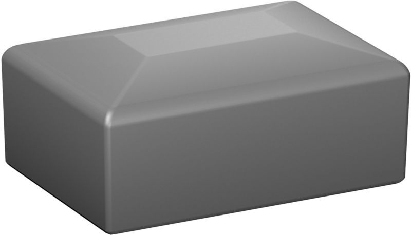 Polargos dæksler 6 x 4 cm grå 6 stk.