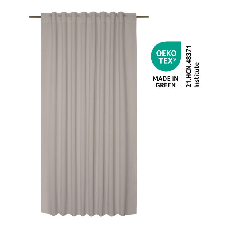 GoodHome mørklægningsgardin 140 x 300 cm i creme