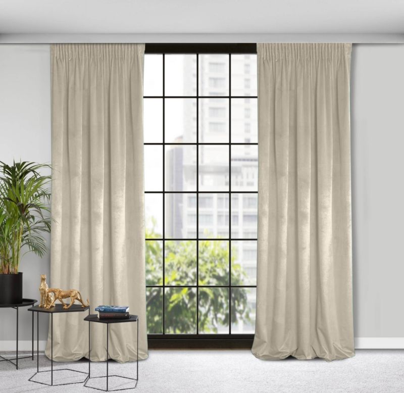 Rosa gardin 135 x 300 cm beige