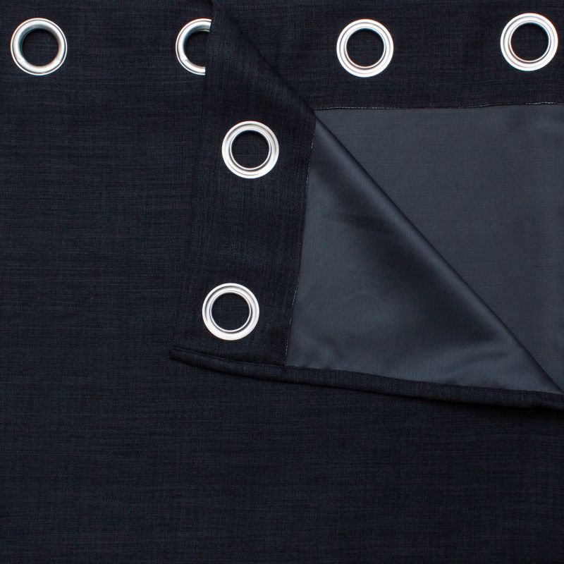 GoodHome Novan mørklægningsgardin 140 x 260 cm sort