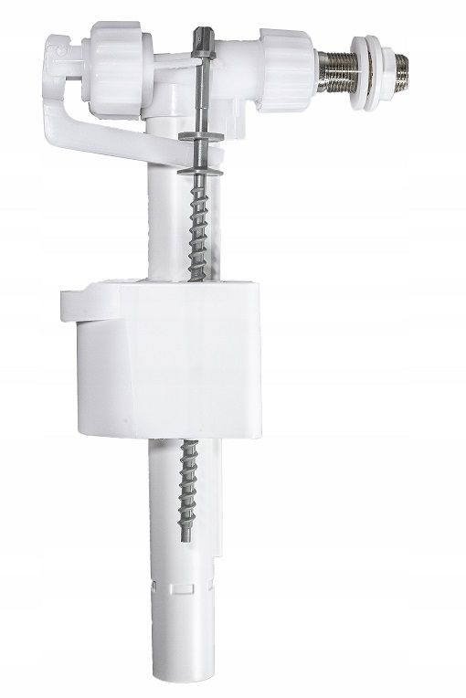 Universal sidefyldventil Mc Alpine 3/8 med messinggevind, lavt støjniveau, 1 stk.