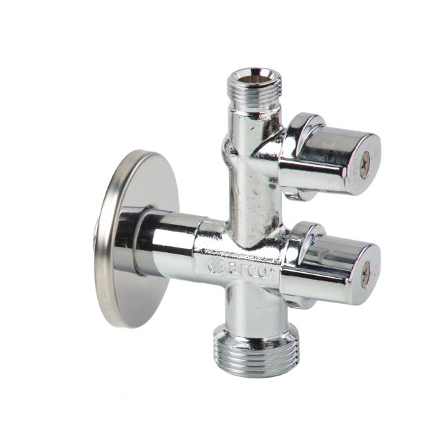 Vinkelventil til vaskemaskine Arco 1/2" x 3/4" x 3/8"