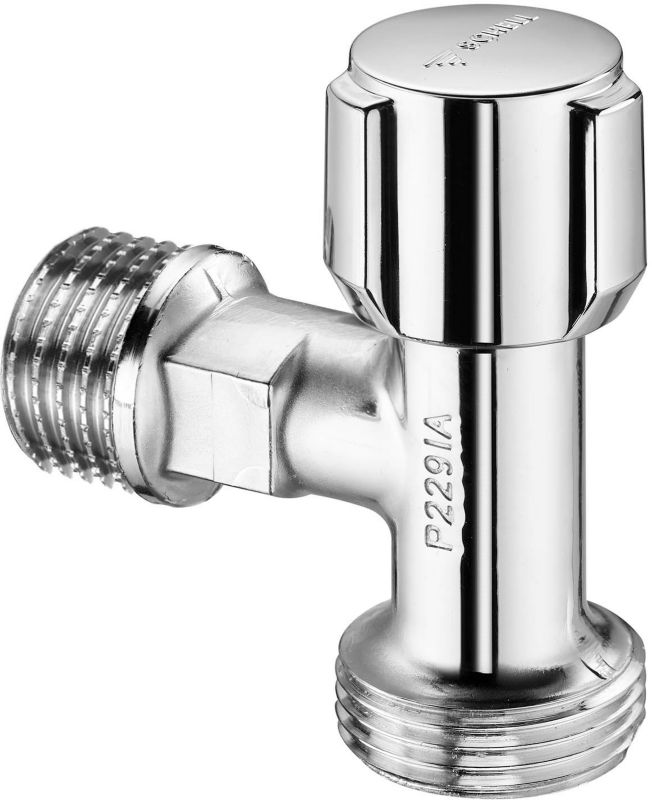 Schell vinkelventil til vaskemaskine med drejeknap 1/2" x 3/4"