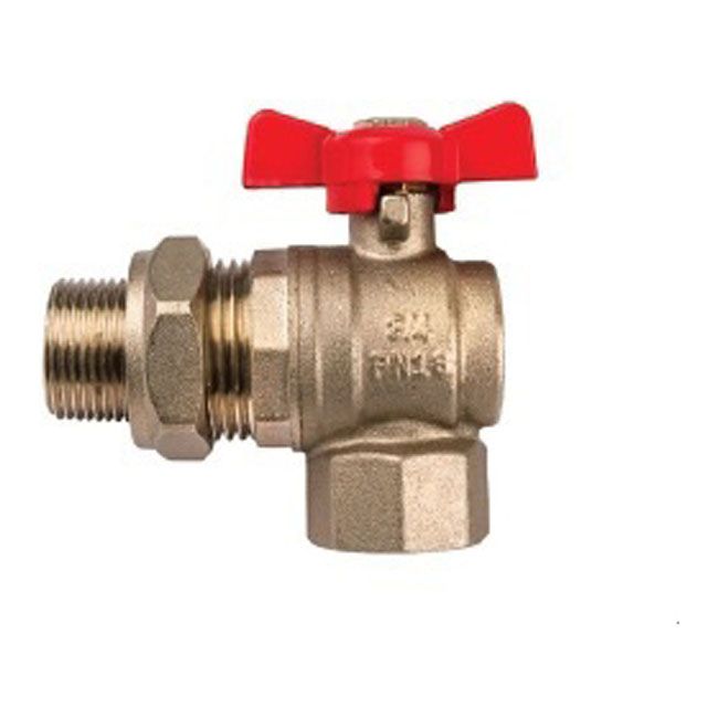 Idmar Group vinklet kugleventil med skrueforbindelse 3/4''