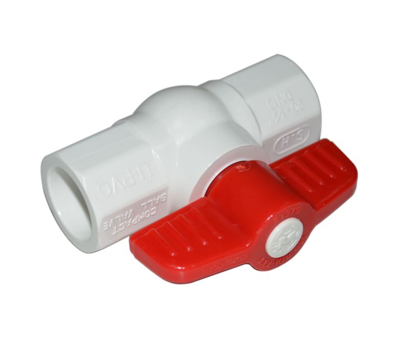 PVC-kugleventil USMetrix 1/2" KW/KW