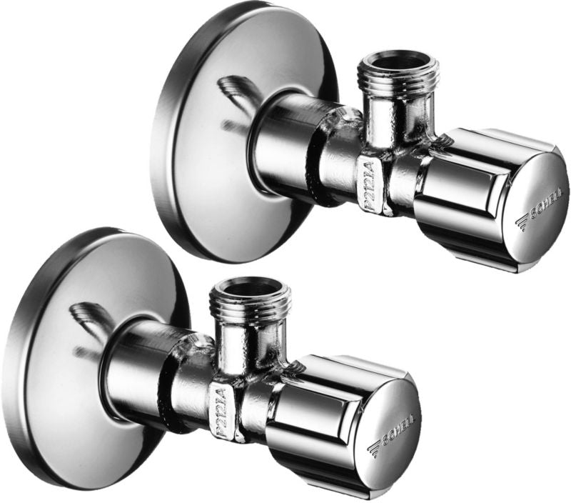 Schell Comfort vinkelfittingsventiler 1/2" x 3/8" uden filter, 2 stk.