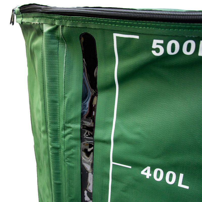 Sammenklappelig regnvandstank 4iQ Group 500L med forstærkning, 1 stk.