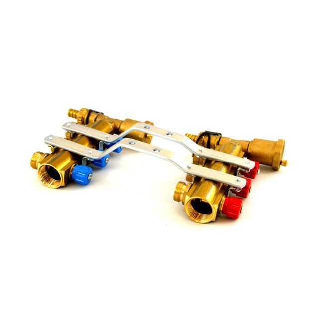 Modulopbygget kollektor med ventiler, 3-modul