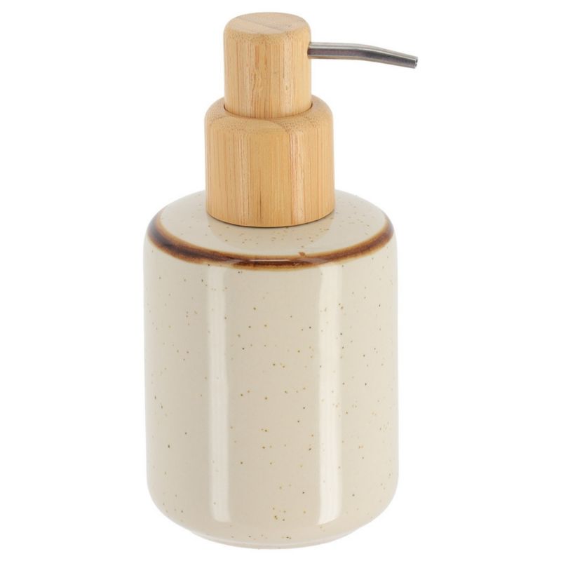 Badeværelsessæt Elva Beige 4 Dele 11,8x11,8x38 cm 1 Sæt