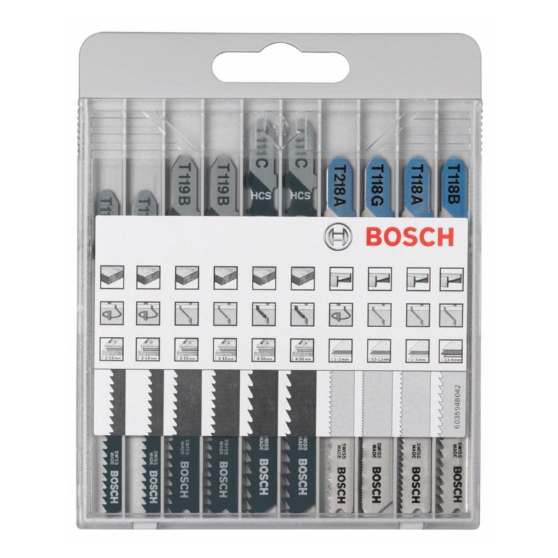 Bosch Expert Wood Metal bræddeblade sæt, 10 stk.