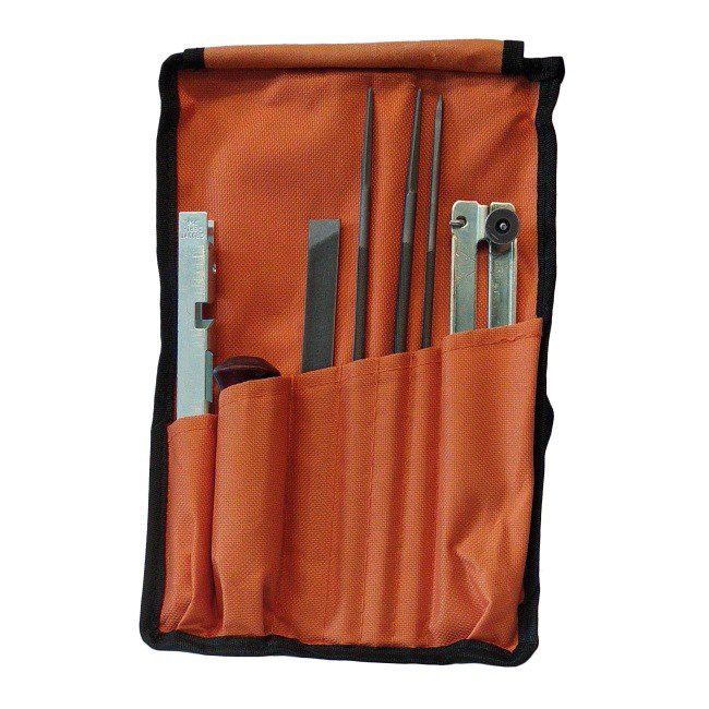 Slibesæt til kæder 7 dele