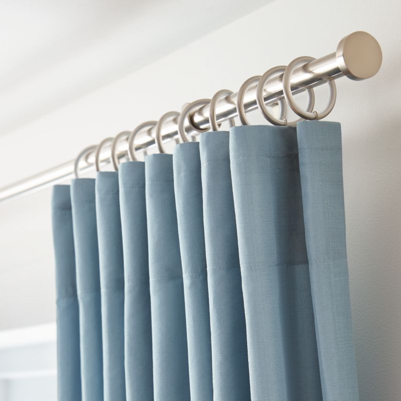 GoodHome sølv gardinsæt til ophængning