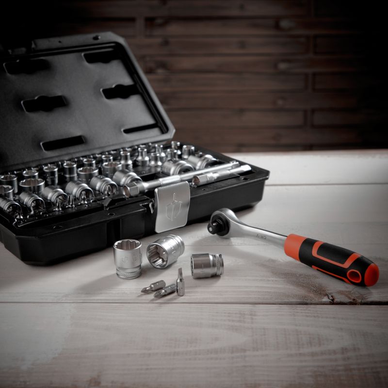 Magnusson 3/8'' topnøglesæt med 40 dele